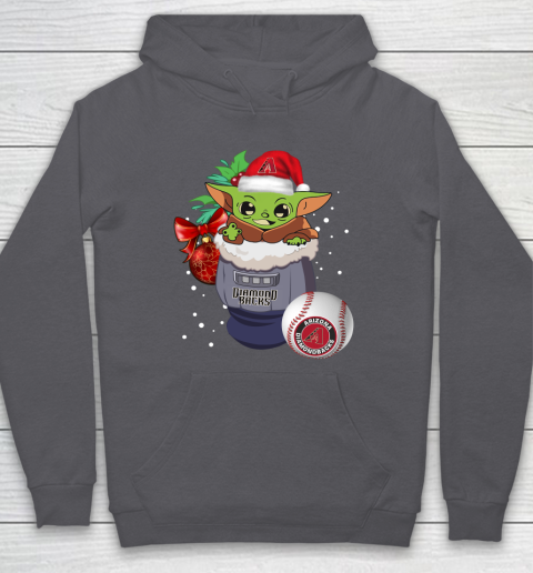 Arizona Diamondbacks Christmas Baby Yoda Star Wars Funny Happy MLB Hoodie 7