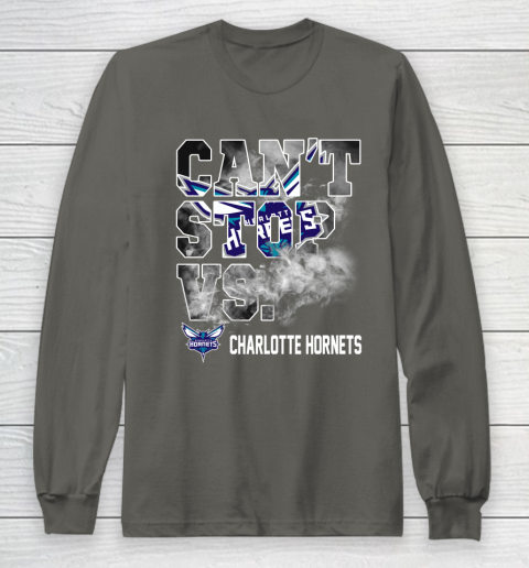 NBA Charlotte Hornets Basketball Can't Stop Vs Long Sleeve T-Shirt 5