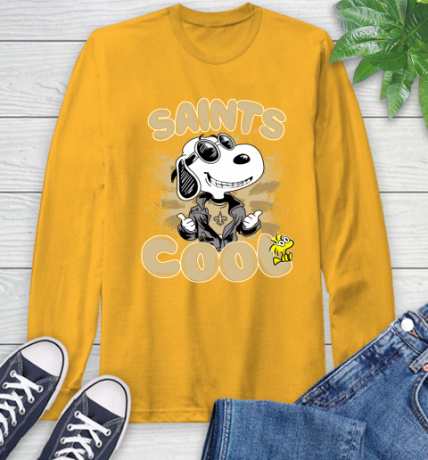 NFL Football New Orleans Saints Cool Snoopy Shirt Long Sleeve T-Shirt 2