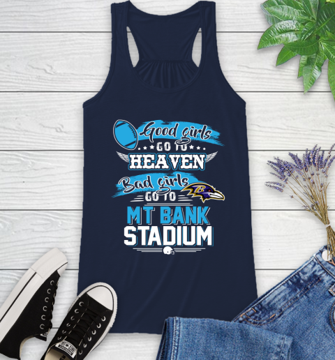 Baltimore Ravens NFL Bad Girls Go To MT Bank Stadium Shirt Racerback Tank 10