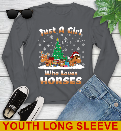 Christmas Just a girl who love horse 125