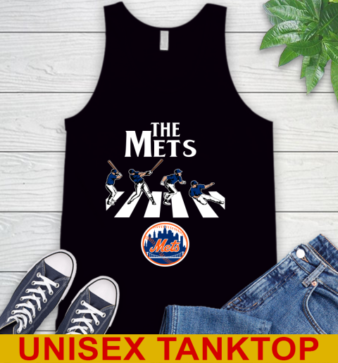 MLB Baseball New York Mets The Beatles Rock Band Shirt Tank Top