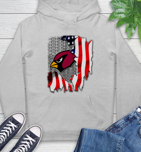 Arizona Cardinals NFL Football American Flag Hoodie 6