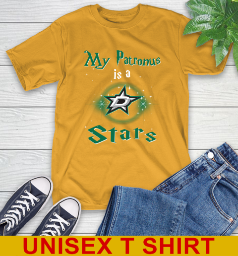 NHL Hockey Harry Potter My Patronus Is A Dallas Stars T-Shirt 2