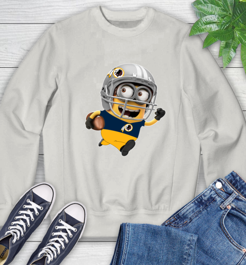 NFL Washington Redskins Minions Disney Football Sports Sweatshirt 12