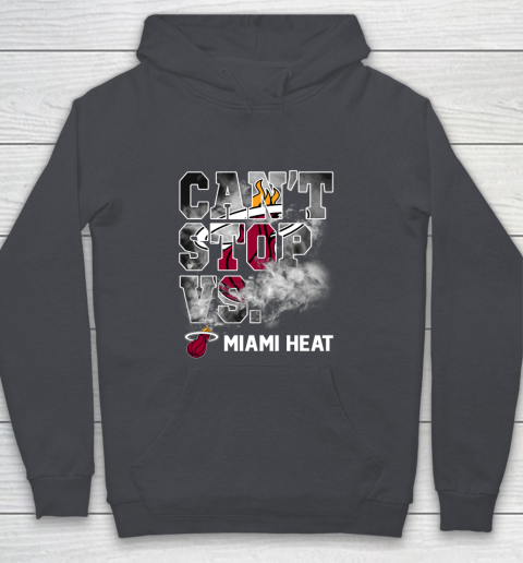 NBA Miami Heat Basketball Can't Stop Vs Youth Hoodie 5