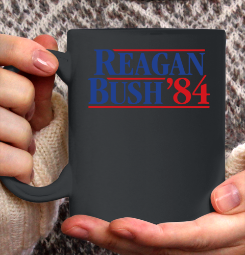 Reagan Bush 84 Campaign Ronald Reagan for President Ceramic Mug 11oz