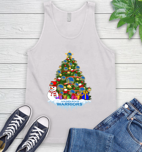 Golden State Warriors Merry Christmas NBA Basketball Sports Tank Top
