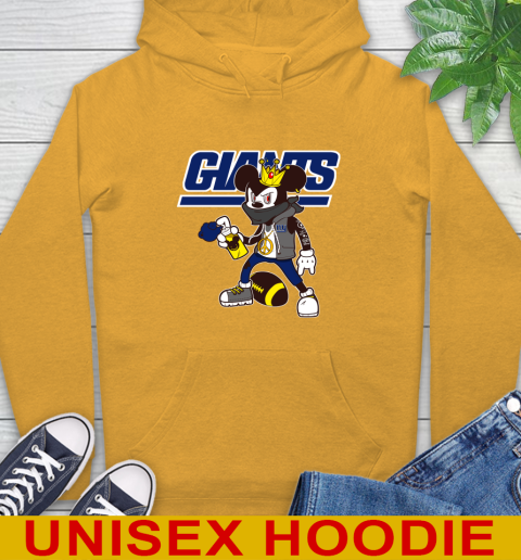 New York Giants NFL Football Mickey Peace Sign Sports Hoodie 3