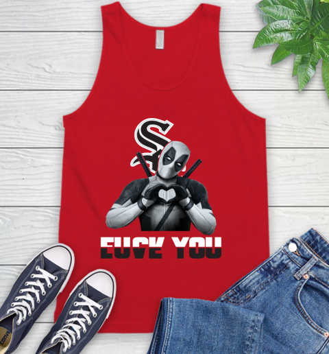 MLB Chicago White Sox Deadpool Love You Fuck You Baseball Sports Tank Top 5
