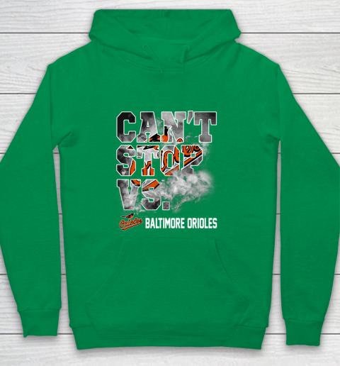 MLB Baltimore Orioles Baseball Can't Stop Vs Baltimore Orioles Youth Hoodie 4
