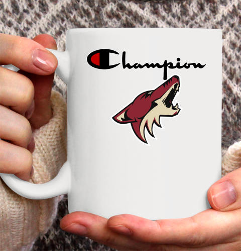 NHL Hockey Arizona Coyotes Champion Shirt Ceramic Mug 11oz