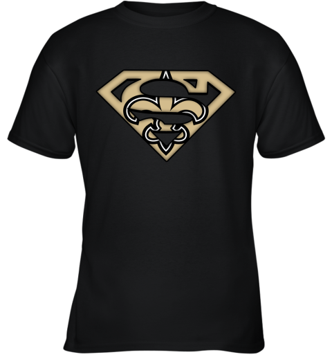 We Are Undefeatable The New Orleans Saints x Superman NFL Youth T-Shirt