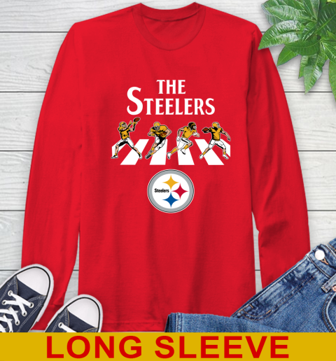 NFL Football Pittsburgh Steelers The Beatles Rock Band Shirt Long Sleeve T-Shirt 12