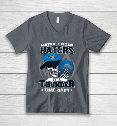 Listen Haters It is MAGIC Time Baby NBA V-Neck T-Shirt 4