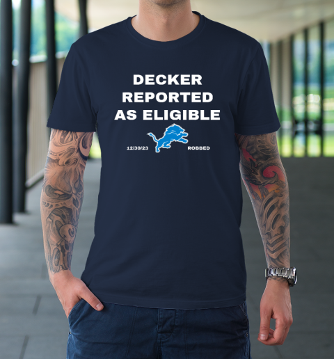 Decker Reported As Eligible T-Shirt 2