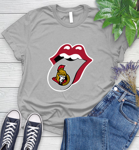 Ottawa Senators NHL Hockey Lips I Root For My Team Adoring Fan 95
