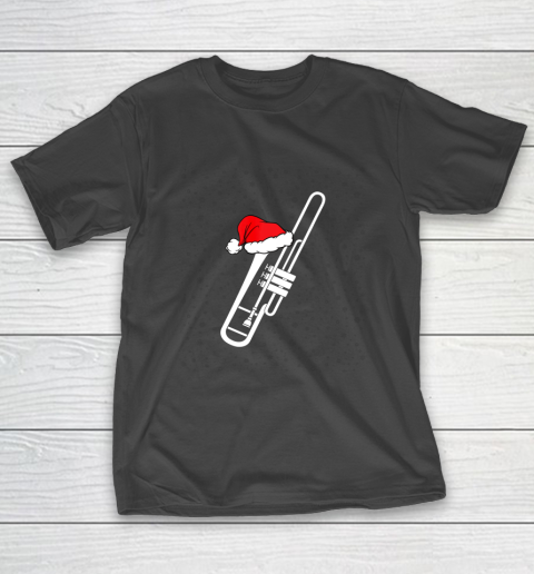Christmas Gift Trombone Santa Trombone Funny Xmas Pajama T-Shirt