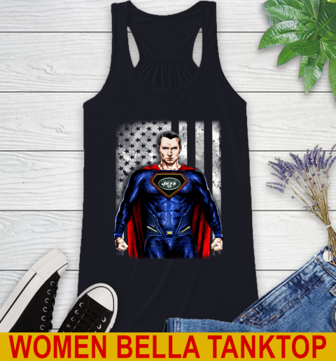 NFL Football New York Jets Superman DC Shirt Racerback Tank 8