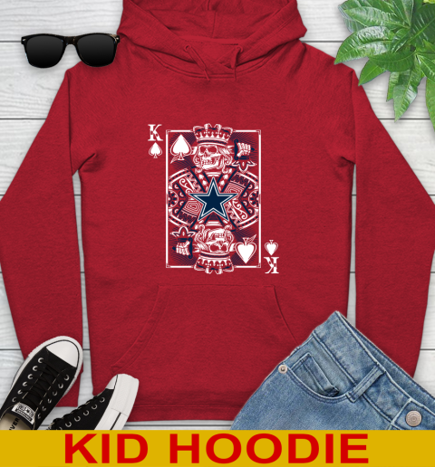 Dallas Cowboys NFL Football The King Of Spades Death Cards Shirt Youth Hoodie 11