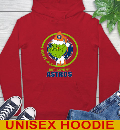 Houston Astros MLB Christmas Grinch I Hate People But I Love My Favorite Baseball Team Hoodie 10