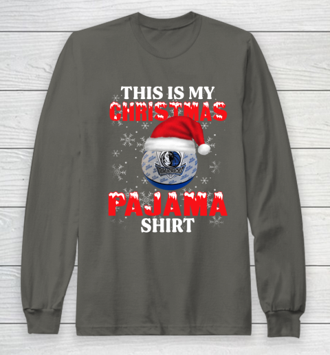 Dallas Mavericks This Is My Christmas Pajama Shirt NBA Long Sleeve T-Shirt 5