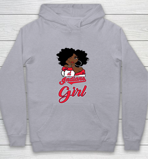 Cleveland Indians Girls Girl MLB Youth Hoodie 5