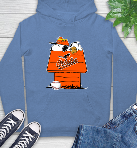 MLB Baltimore Orioles Snoopy Woodstock The Peanuts Movie Baseball T Shirt Hoodie 11