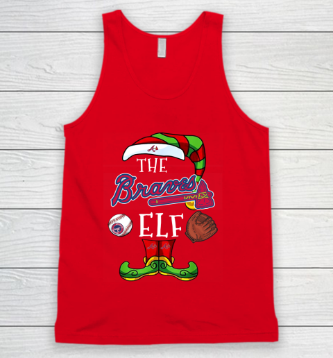Atlanta Braves Christmas ELF Funny MLB Tank Top 5