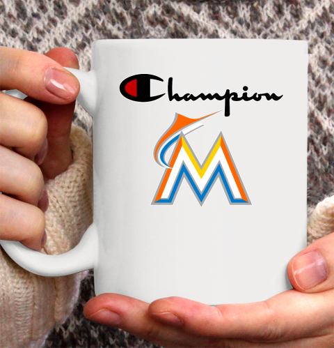 MLB Baseball Miami Marlins Champion Shirt Ceramic Mug 15oz