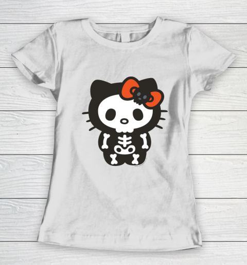 Hello Kitty Skeleton Halloween Women's T-Shirt