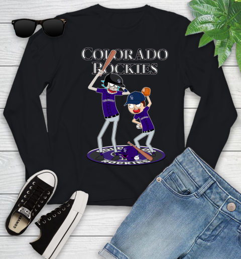 MLB Colorado Rockies Rick And Morty Baseball 126