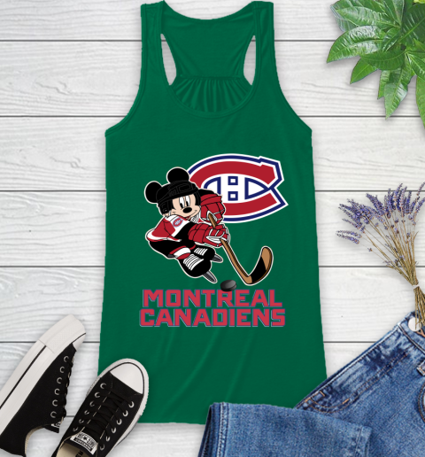 NHL Montreal Canadiens Mickey Mouse Disney Hockey T Shirt Racerback Tank 7