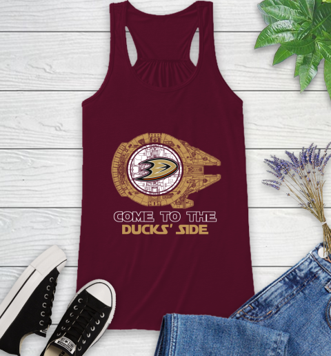 NHL Come To The Anaheim Ducks Wars Hockey Sports Racerback Tank 2