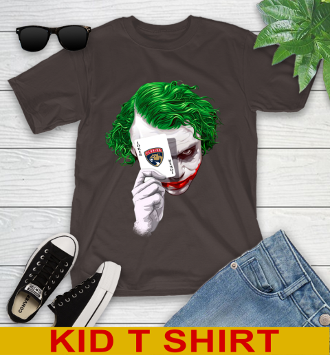 Florida Panthers NHL Hockey Joker Card Shirt Youth T-Shirt 6