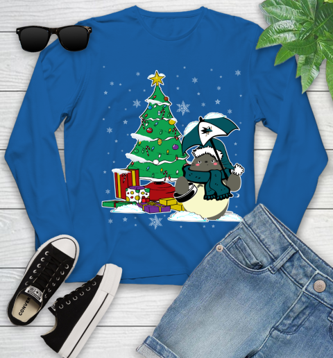 St.Louis Blues NHL Hockey Cute Tonari No Totoro Christmas Sports (2) Youth Long Sleeve 10