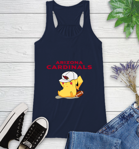 NFL Pikachu Football Sports Arizona Cardinals Racerback Tank 12