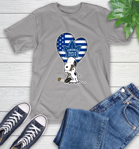 Toronto Maple Leafs NHL Hockey The Peanuts Movie Adorable Snoopy T-Shirt 6