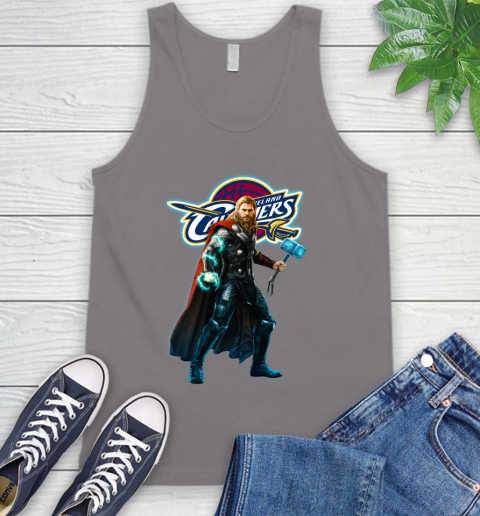 NBA Thor Avengers Endgame Basketball Cleveland Cavaliers Tank Top 7