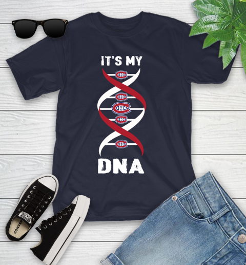 Montreal Canadiens NHL Hockey It's My DNA Sports Youth T-Shirt 2