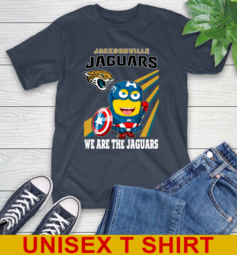 NFL Football Jacksonville Jaguars Captain America Marvel Avengers Minion Shirt T-Shirt 3