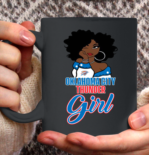 Oklahoma City Thunder Girl NBA Ceramic Mug 11oz