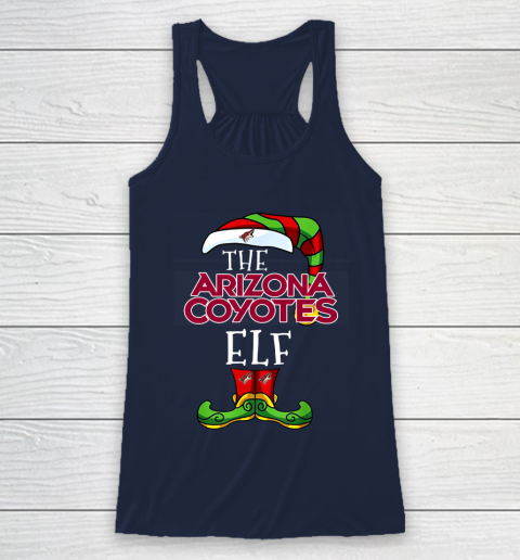 Arizona Coyotes Christmas ELF Funny NHL Racerback Tank 8