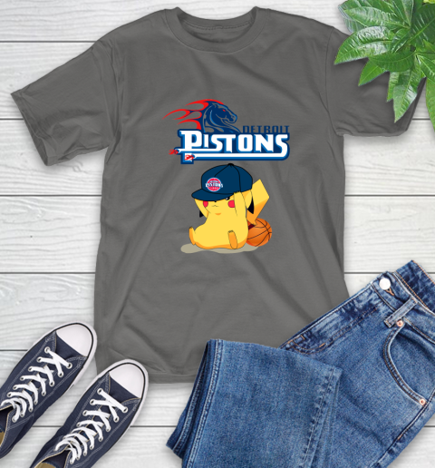 NBA Pikachu Basketball Sports Detroit Pistons T-Shirt 9