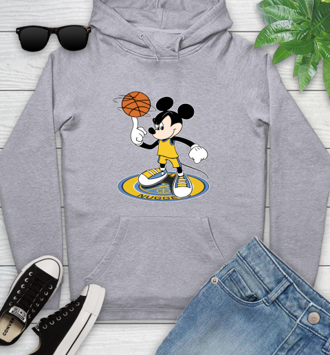 NBA Basketball Denver Nuggets Cheerful Mickey Disney Shirt Youth Hoodie 6
