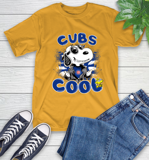 MLB Baseball Chicago Cubs Cool Snoopy Shirt T-Shirt 2