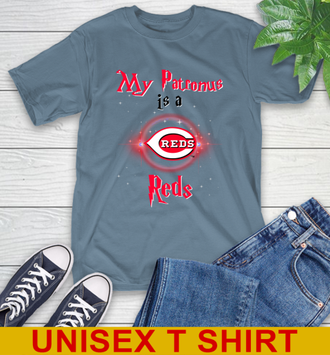 MLB Baseball Harry Potter My Patronus Is A Cincinnati Reds T-Shirt 8