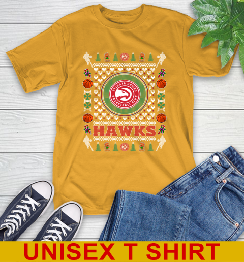 Atlanta Hawks Merry Christmas NBA Basketball Loyal Fan T-Shirt 2
