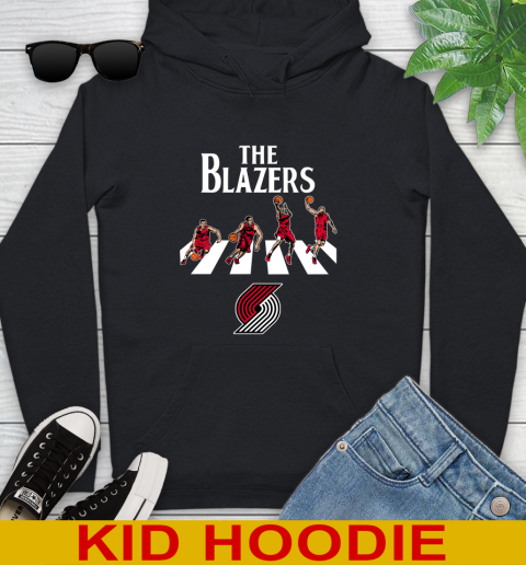 NBA Basketball Portland Trail Blazers The Beatles Rock Band Shirt Youth Hoodie