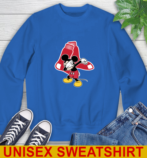 Boston Red Sox MLB Baseball Dabbing Mickey Disney Sports Sweatshirt 10 Boston Red Sox MLB Baseball Dabbing Mickey Disney Sports Sweatshirt - Image 10
